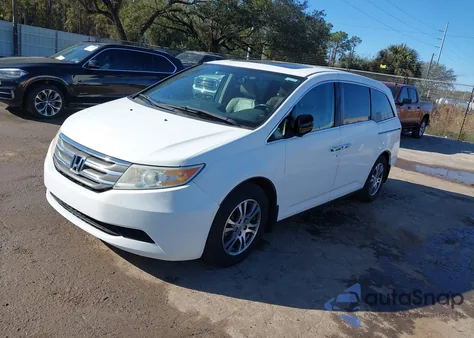 2013 Honda Odyssey Ex-L from USA, damaged, VIN 5FNRL5H63DB043002